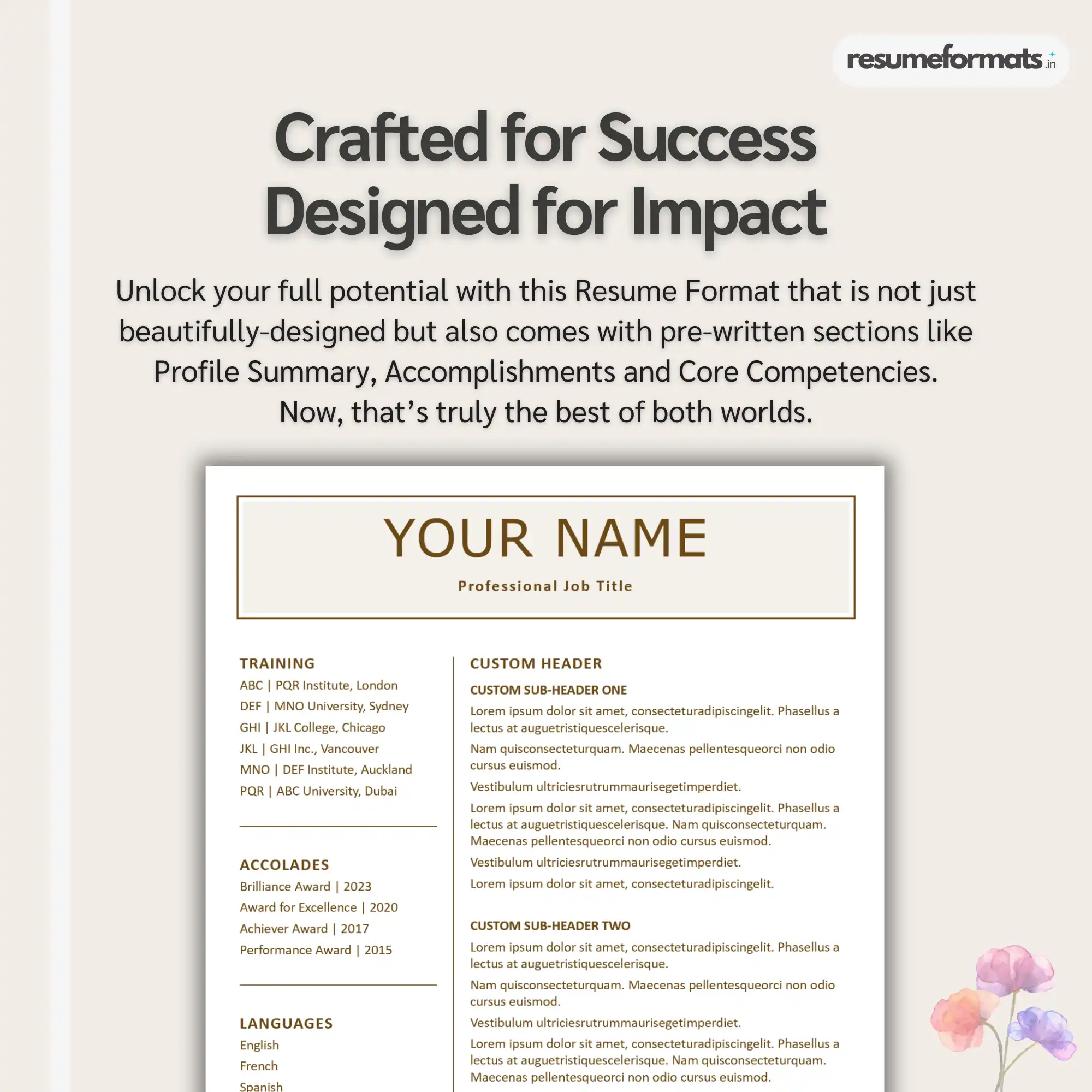Mockup Style 1 - Radiance - ResumeFormats.in Mockup-Style-1-Radiance-ResumeFormats.in_.webp